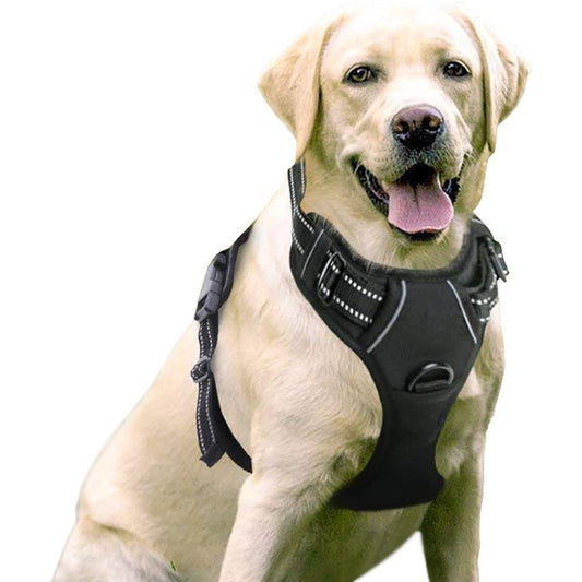 犬用ハーネス 犬用胴輪 ドッグ ペット用品 ハーネス 反射素材 訓練 ナイロン製 小型犬、中型犬、大型犬に向け