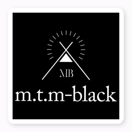 m.t.m-blackオリジナルステッカー